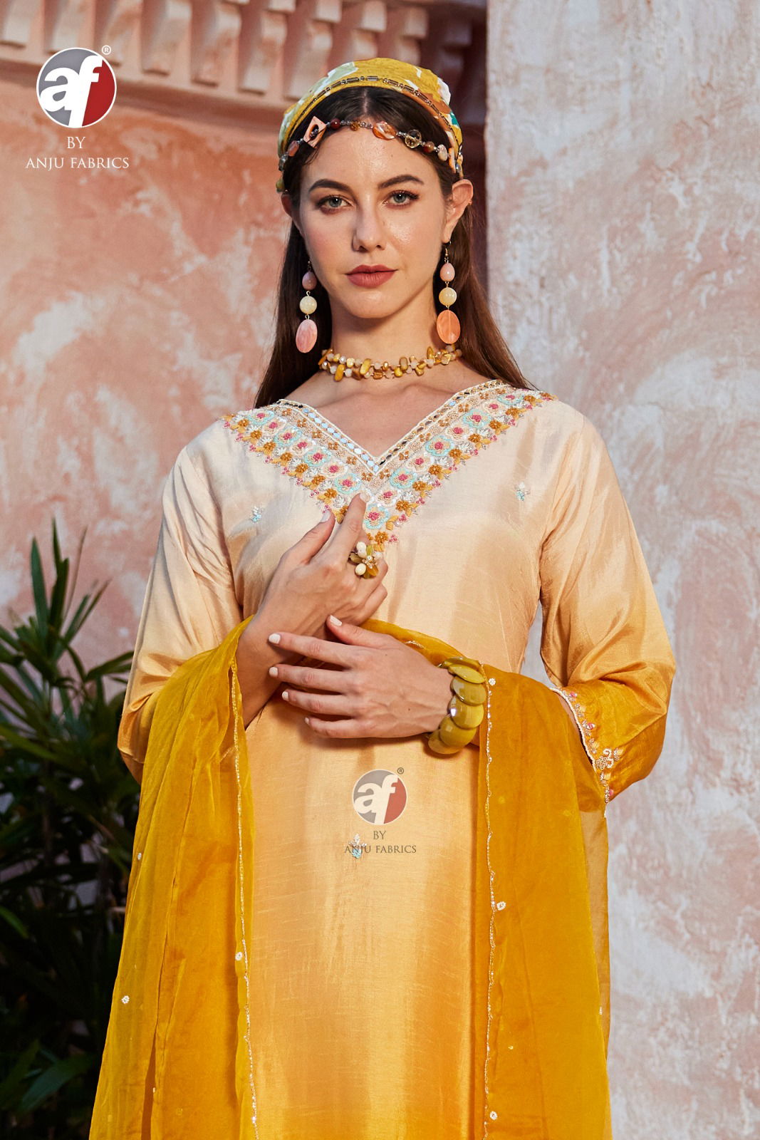 B 2728 By AF Size Set Dola Silk Designer Kurti With Bottom Dupatta Wholesale Price In Surat